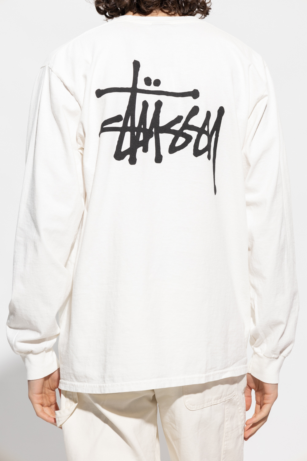 shirt lang Stussy - GenesinlifeShops Spain - sleeved T - Cream